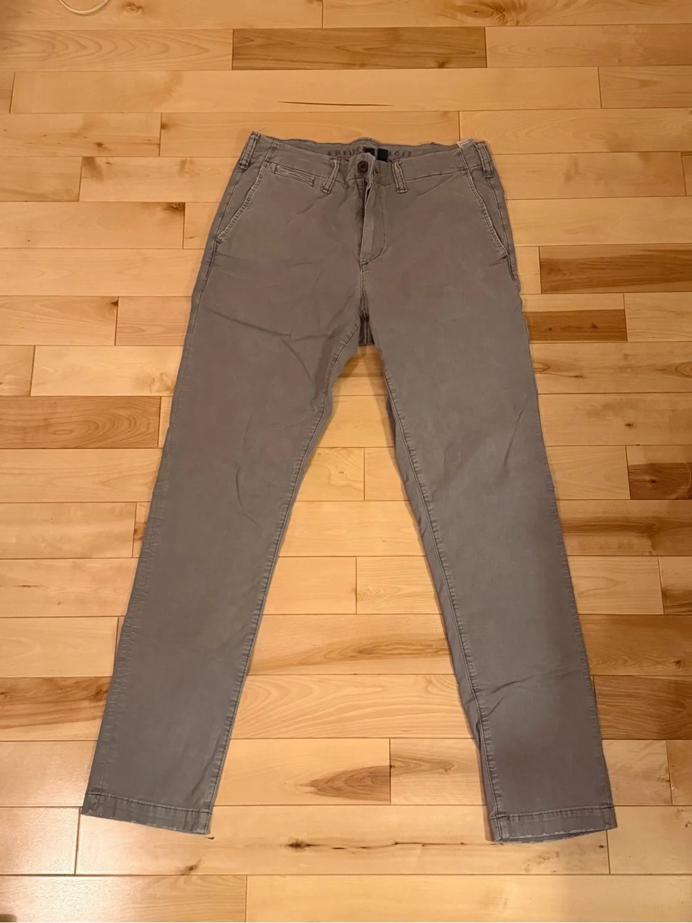 American Eagle Outfitters Gray Slim Chino Pants